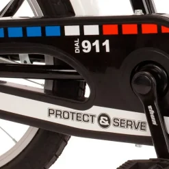 Bachtenkirch Police Kinderfiets 16 Inch Zwart