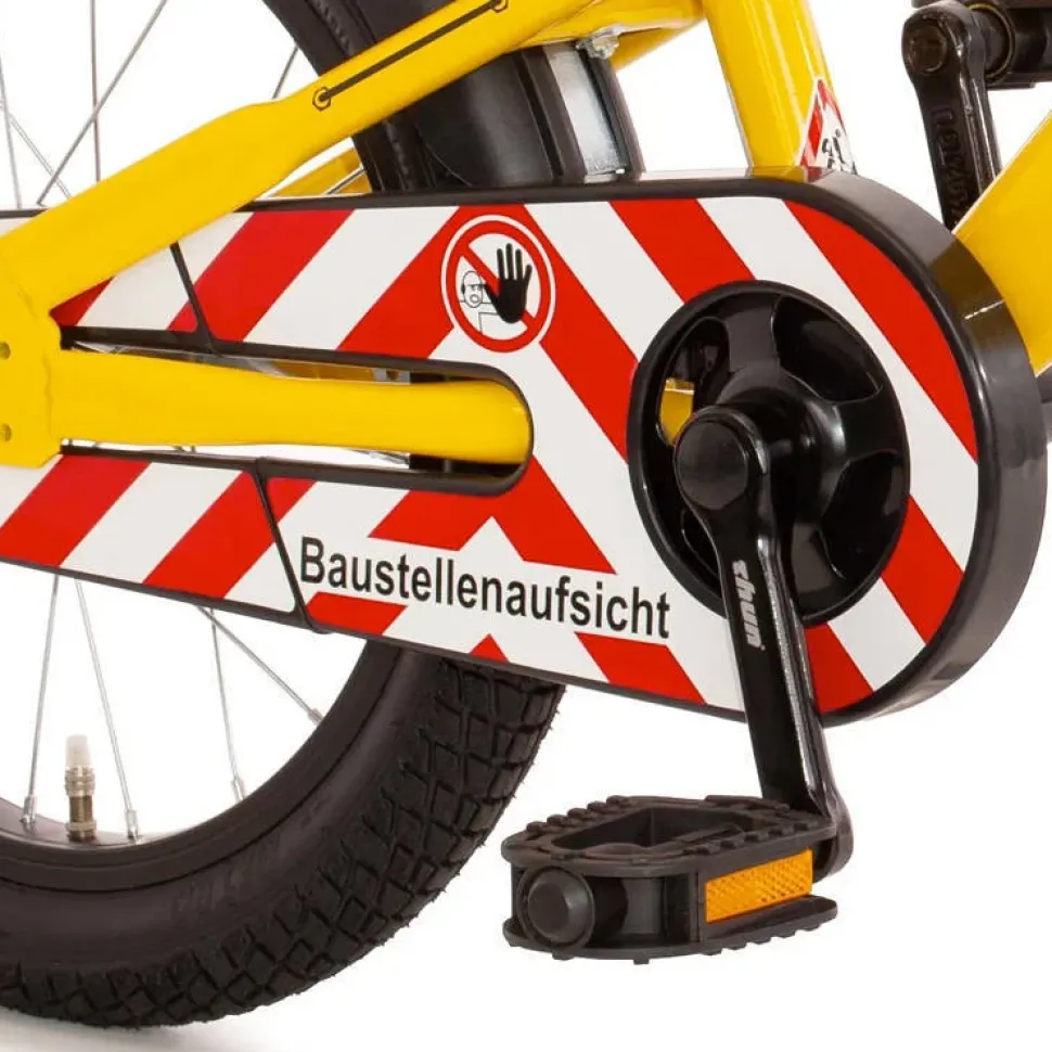 Bachtenkirch Truck Kinderfiets 14 Inch Geel
