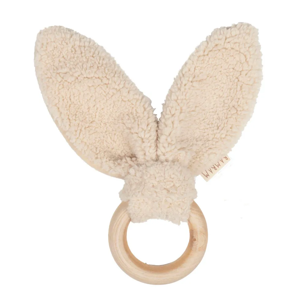 Bambam Eco Friendly Wooden Teething Ring With Ears