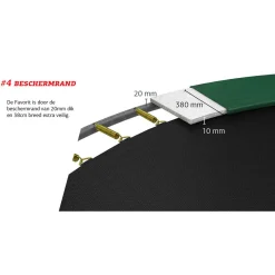 Berg Favorit Inground Trampoline O430 Cm