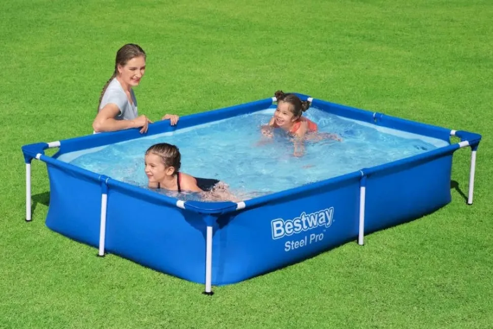 Bestway Steel Pro 56401 Bestway Steel Pro Frame Zwembad 221 Cm