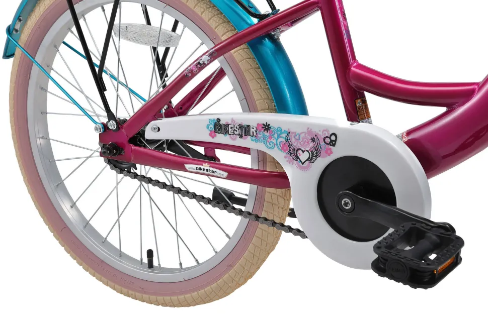 Bikestar Classic Kinderfiets 20 Inch Paars
