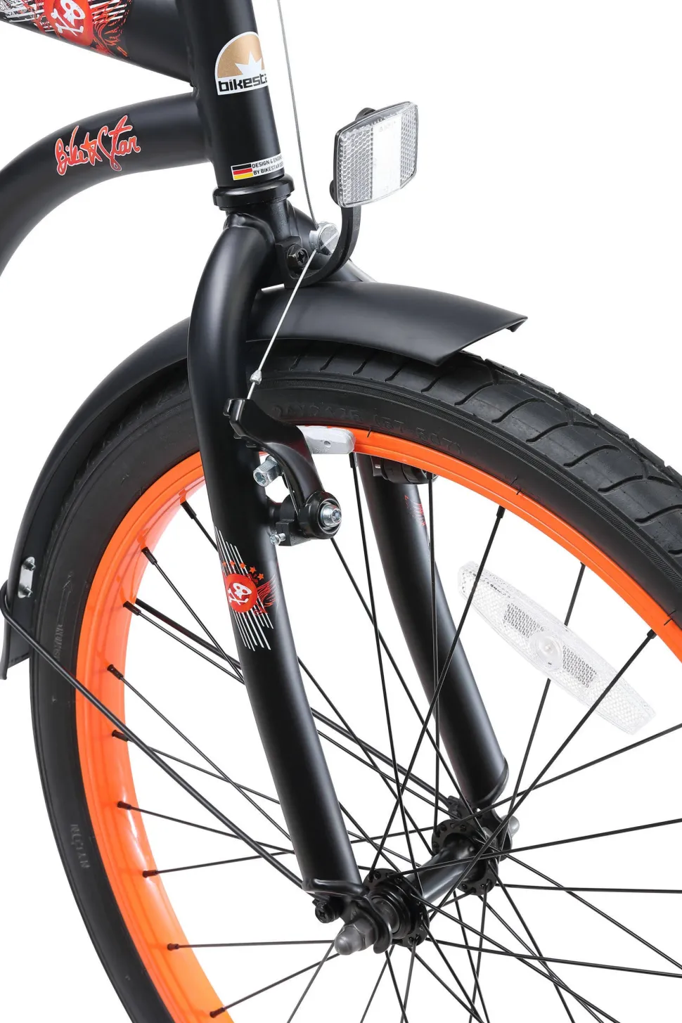 Bikestar Cruiser Kinderfiets 24 Inch Zwart