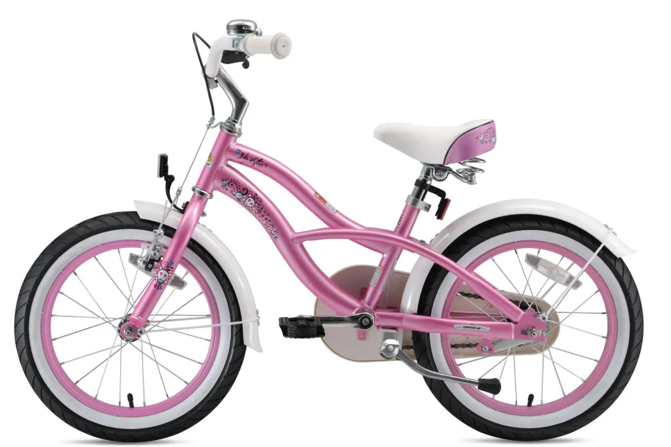 Bikestar Cruiser Kinderfiets 16 Inch Roze