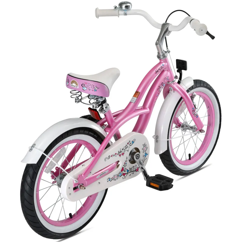 Bikestar Cruiser Kinderfiets 16 Inch Roze