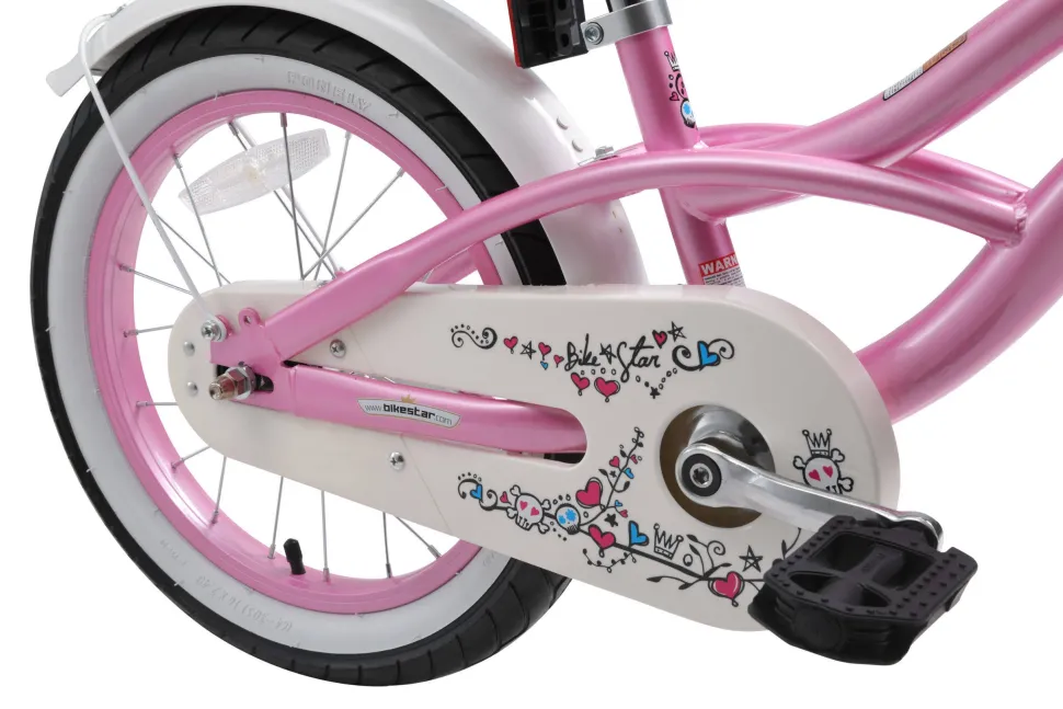Bikestar Cruiser Kinderfiets 16 Inch Roze