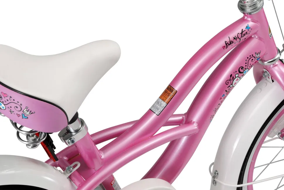 Bikestar Cruiser Kinderfiets 16 Inch Roze