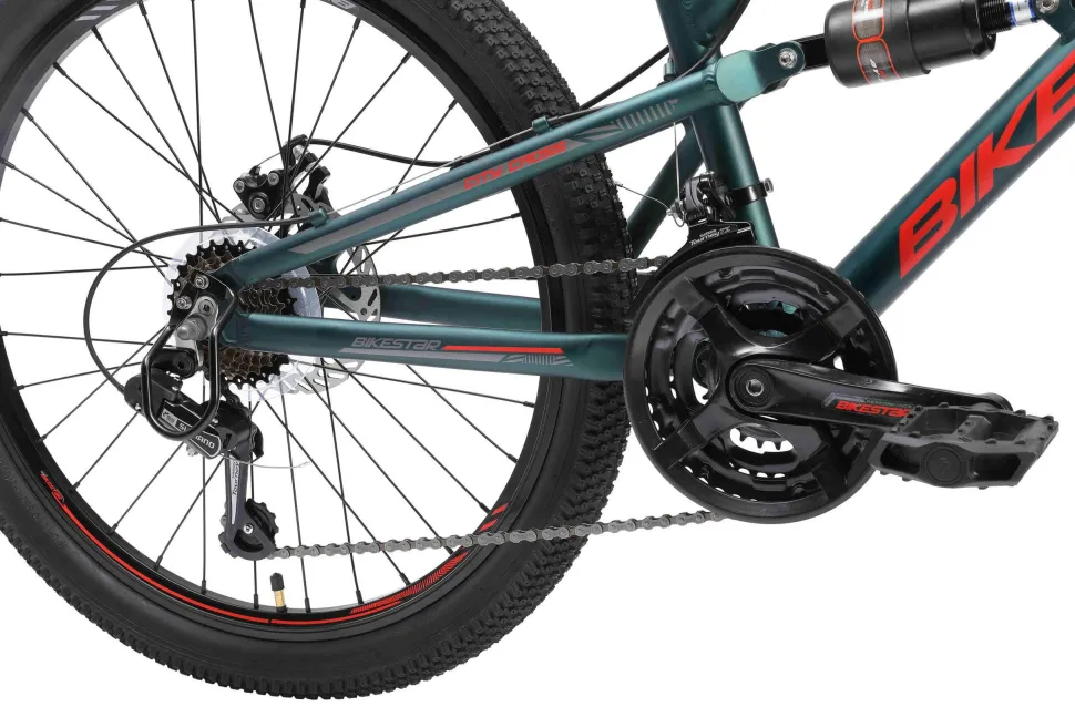 Bikestar Mtb Fully Kinderfiets 24 Inch Blauw