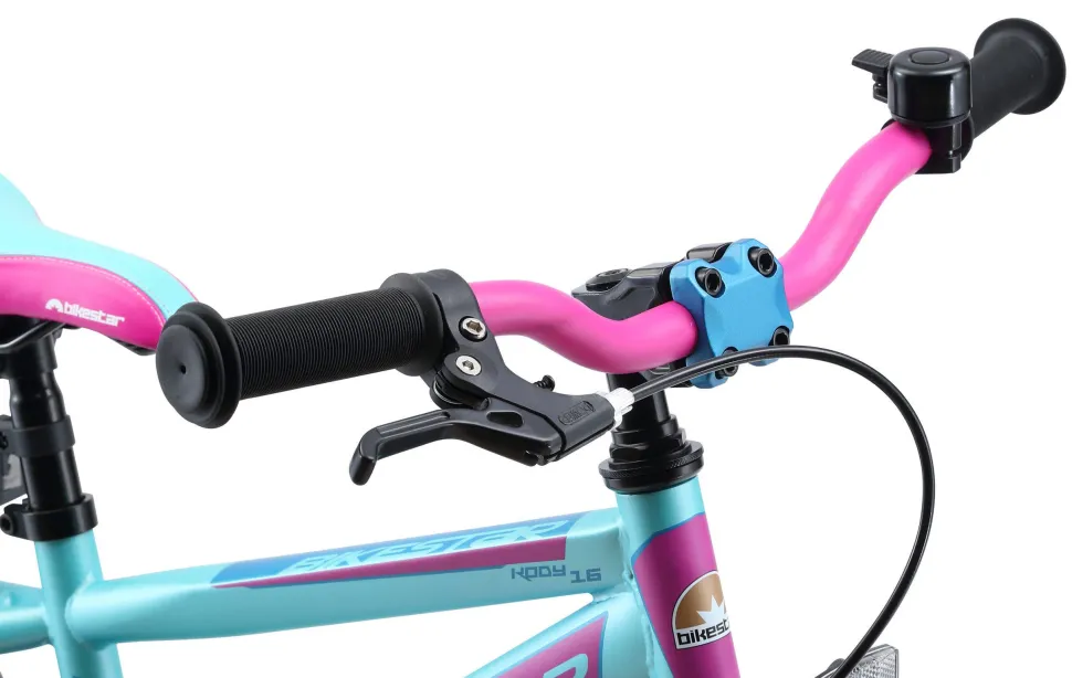Bikestar Urban Jungle Kinderfiets 16 Inch Paars /Turquoise