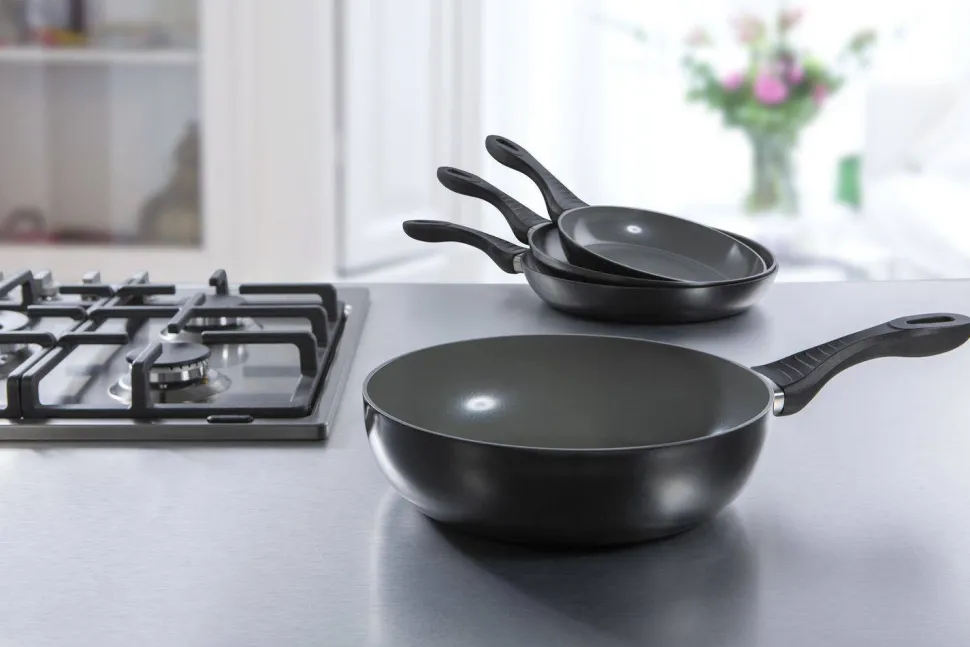 Bk Bk Wokpan Easy Basic Ceramic - O 28 Cm - Keramische Anti-Aanbaklaag