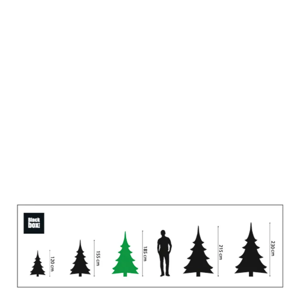 Black Box Trees Verlichte Kerstboom Millington (H185 X O109 Cm)