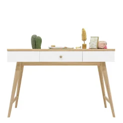 Bopita Bureau Paris Wit/Eiken