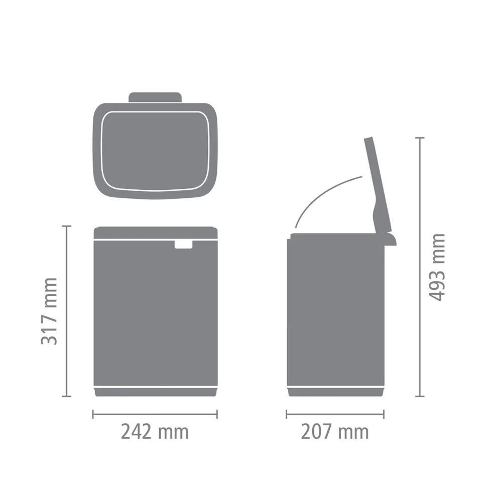 Brabantia Bo Afvalemmer (7L)