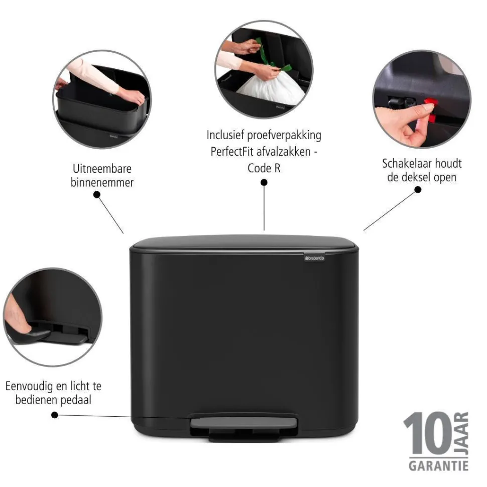 Brabantia Bo Pedaalemmer (36L)