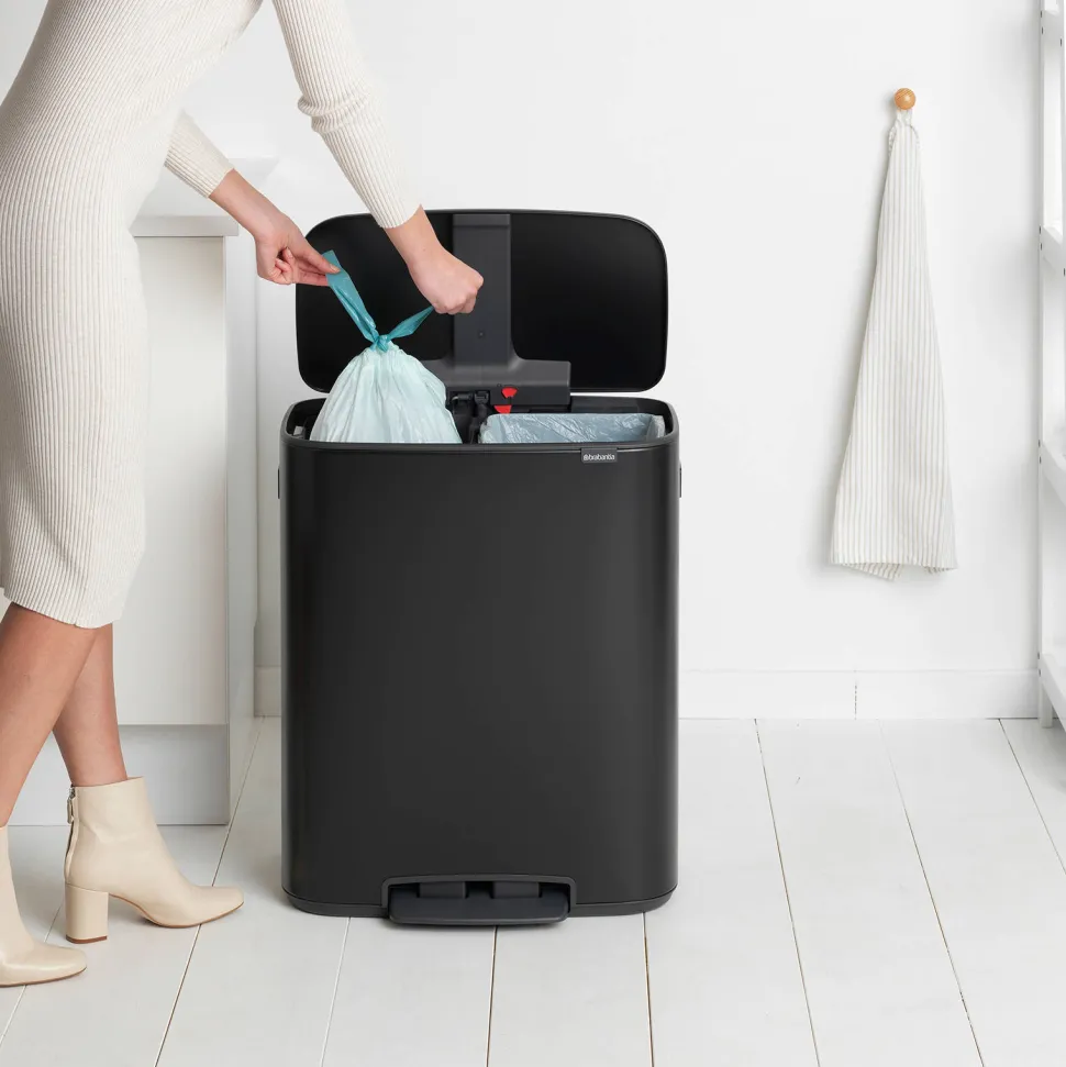 Brabantia Bo Prullenbak (2X30L) (Afvalscheiding)