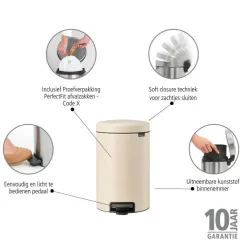 Brabantia Newicon Pedaalemmer (12L)