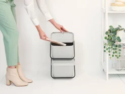 Brabantia Sort & Go Stapelbaar Stapelbare Afvalemmer (20L)