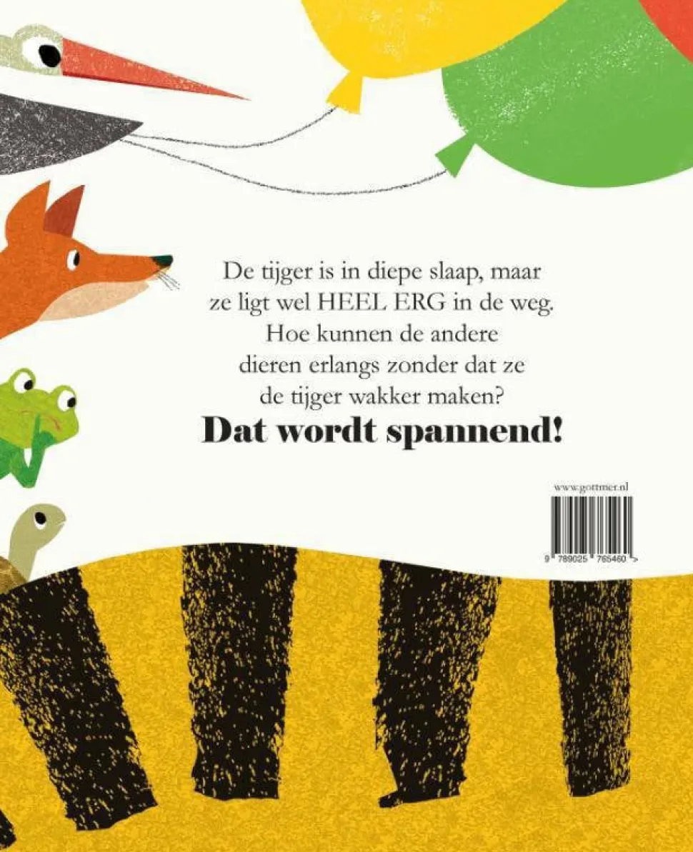 Britta Teckentrup Ssst! De Tijger Slaapt
