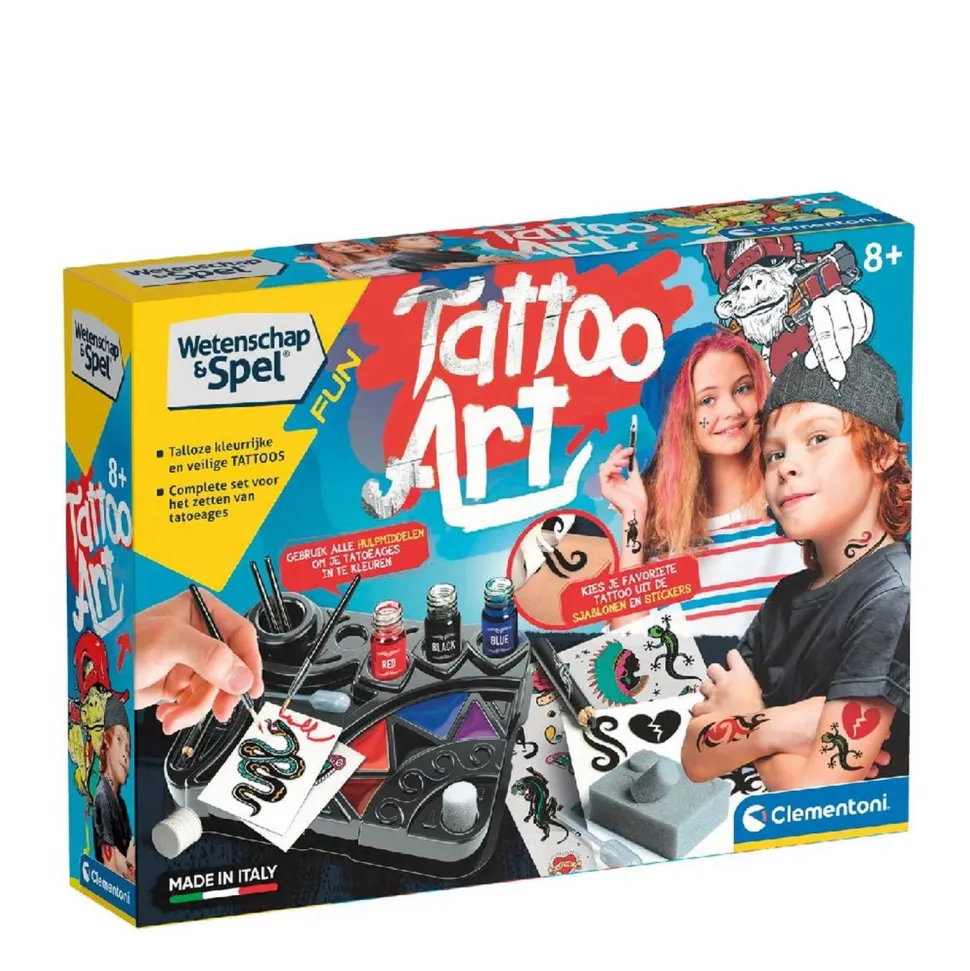 Clementoni Wetenschap & Spel Tattoo Art