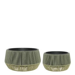 Decoris Bloempotten Ruby Set Van 2 (O48 En O36 Cm)