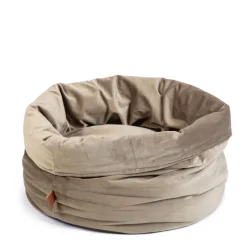 Designed By Lotte Fluco Kattenmand - Fluweel - Grijs - 45X45X35 Cm