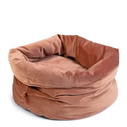Designed By Lotte Fluco Kattenmand - Fluweel - Roze - 45X45X35 Cm