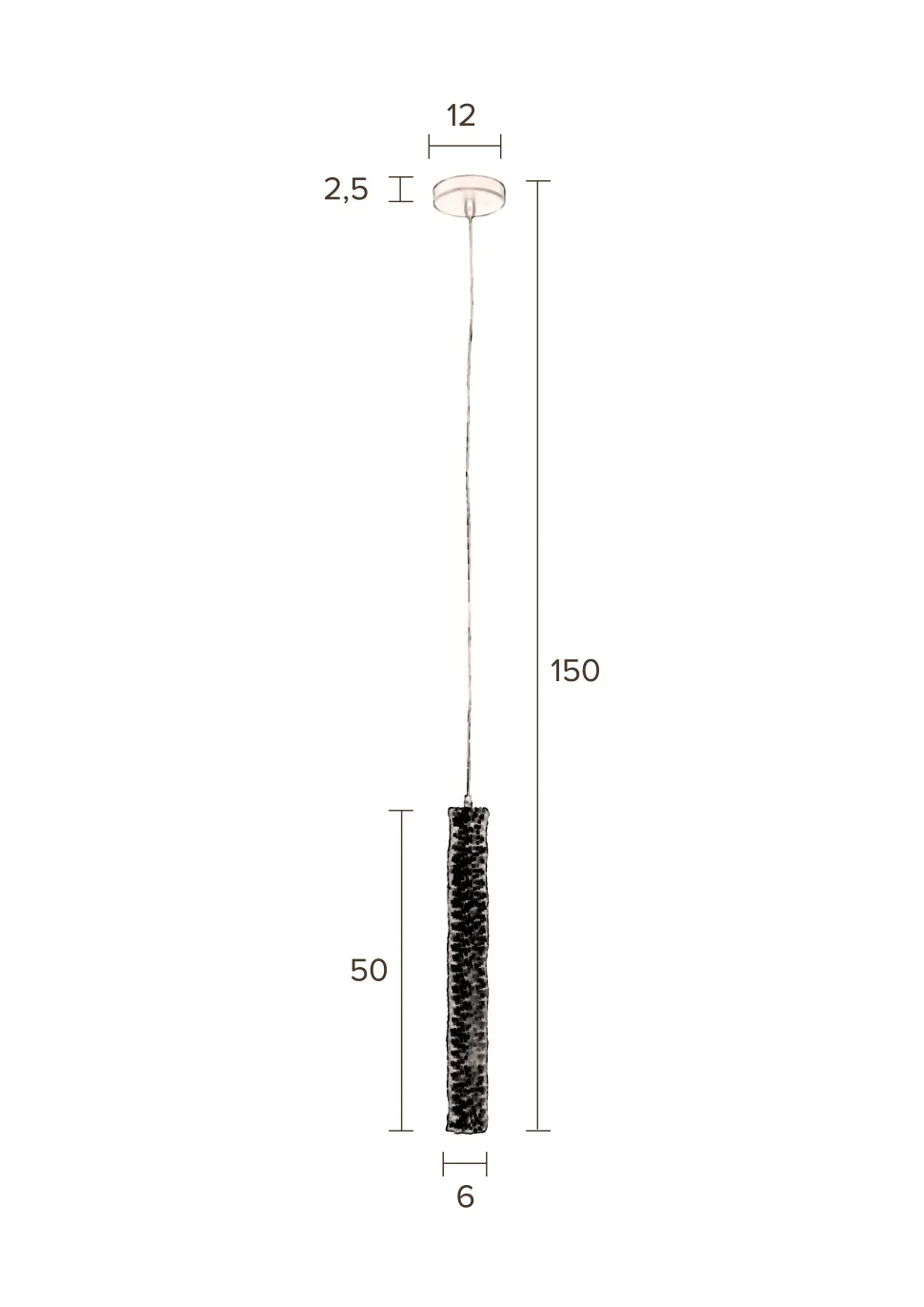 Dutchbone Hanglamp Tan