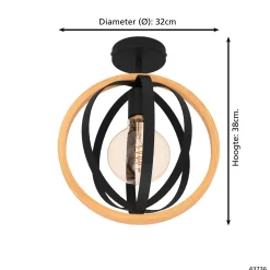 Eglo Plafondlamp Basildon (O32 Cm)