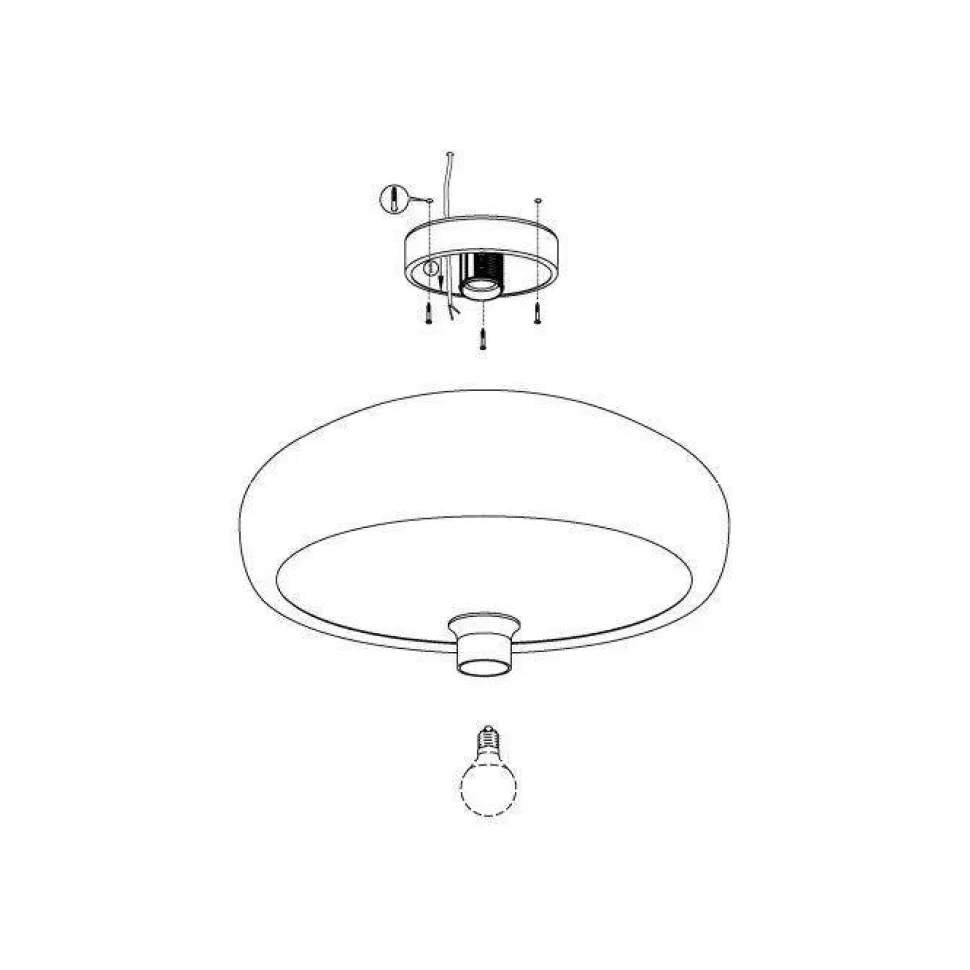 Eglo Plafondlamp Mogano