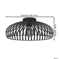 Eglo Plafondlamp Mogano 3