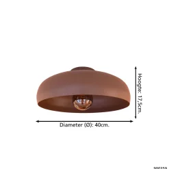 Eglo Plafondlamp Mogano (O40 Cm)