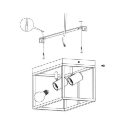 Eglo Plafondlamp Silentina