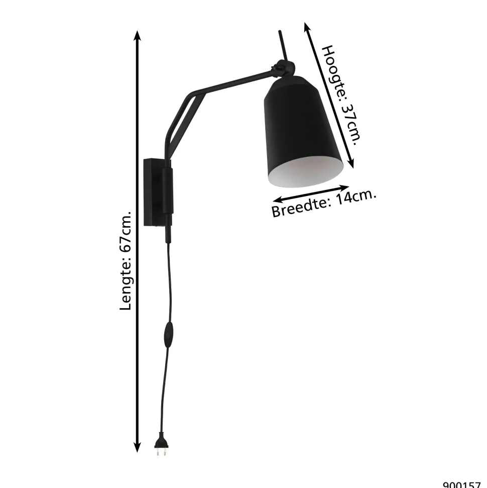 Eglo Wandlamp Loreto (O14 Cm)