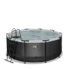 Exit Black Leather Zwembad O360X122Cm Met Filterpomp