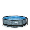 Exit Frame Pool O300X76Cm (12V Cartridge Filter) – Grijs