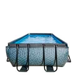 Exit Frame Pool 4X2X1M Grijs