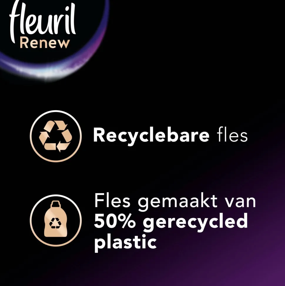 Fleuril Renew Liquid Black Vloeibaar Wasmiddel - 4 X 24 Wasbeurten - Voordeelverpakking - 24 Wasbeurten