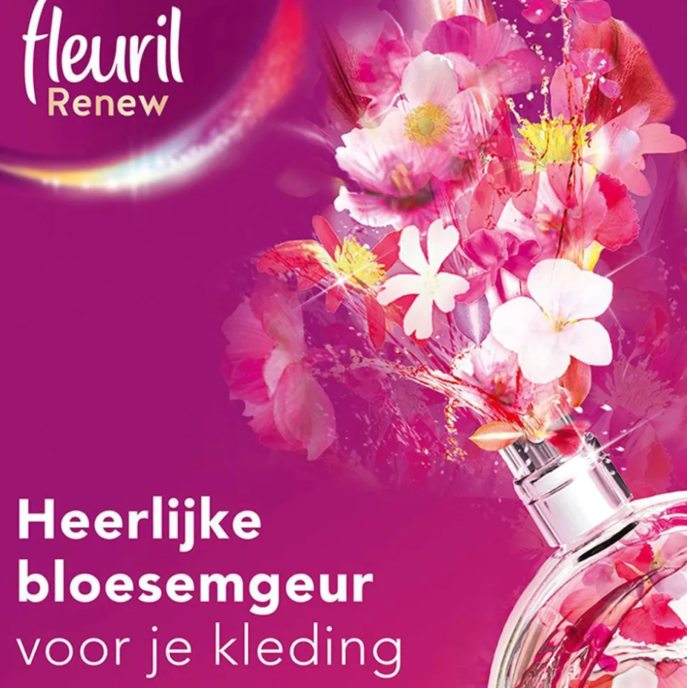 Fleuril Renew Liquid Bloesem - Vloeibaar Wasmiddel - Voordeelverpakking - 4 X 49 Wasbeurten - 196 Wasbeurten