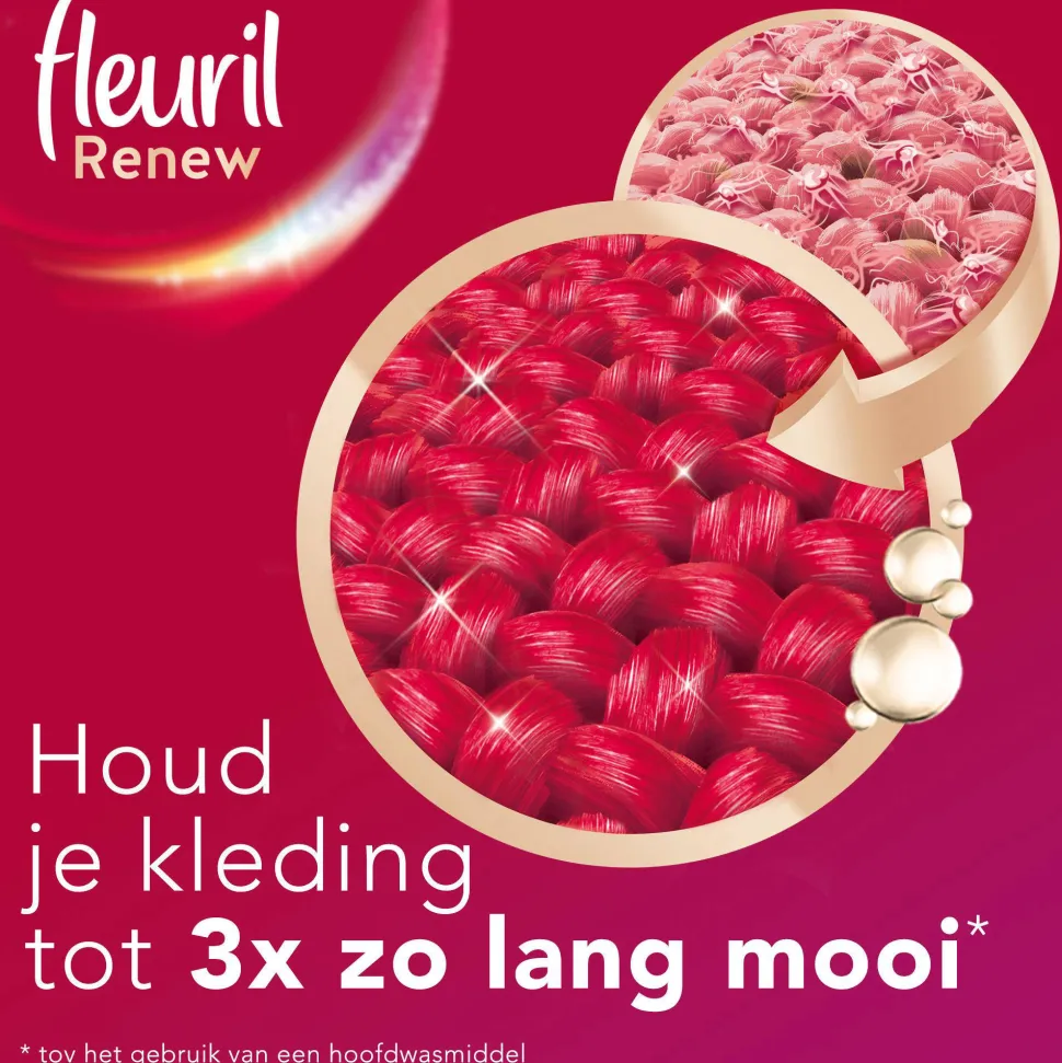 Fleuril Renew Liquid Color Vloeibaar Wasmiddel - 4 X 24 Wasbeurten - Voordeelverpakking - 24 Wasbeurten