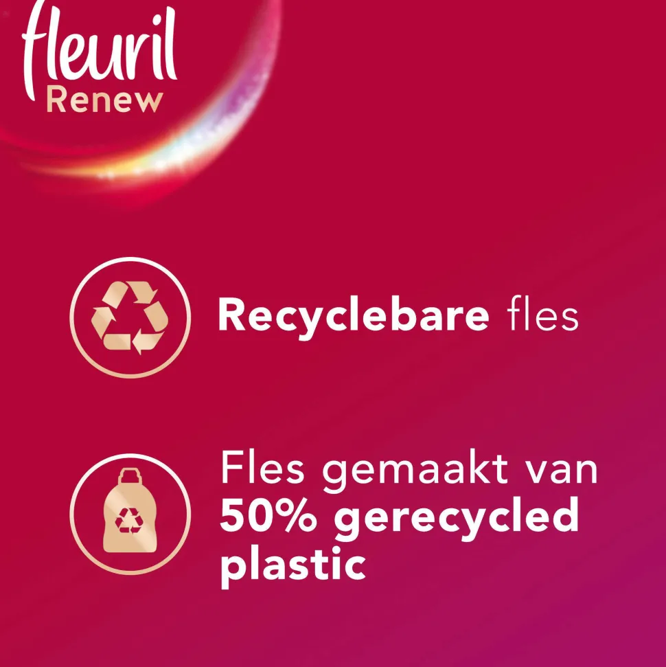 Fleuril Renew Liquid Color Vloeibaar Wasmiddel - 4 X 24 Wasbeurten - Voordeelverpakking - 24 Wasbeurten