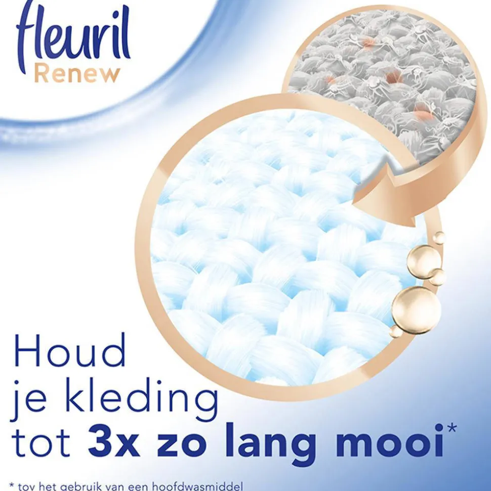 Fleuril Renew Liquid White - - Vloeibaar Wasmiddel - Voordeelverpakking - 4 X 49 Wasbeurten - 196 Wasbeurten