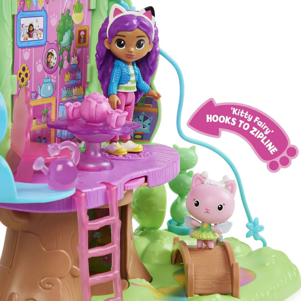 Gabby'S Dollhouse Gabby'S Poppenhuis Gabby En Kitty Fee'S Boomhut