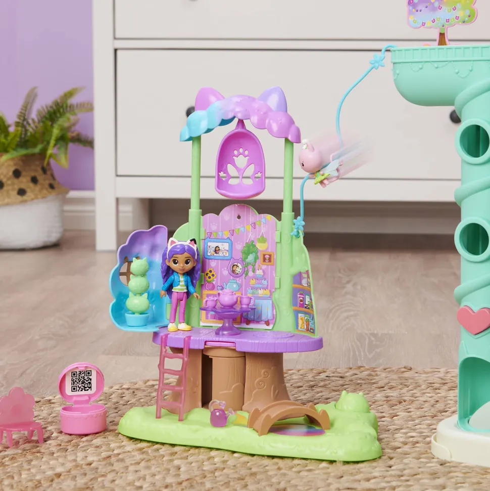 Gabby'S Dollhouse Gabby'S Poppenhuis Gabby En Kitty Fee'S Boomhut