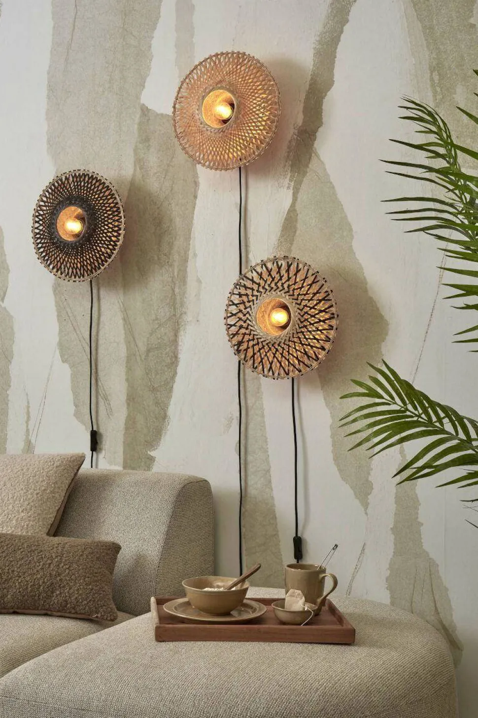 Good&Mojo Wandlamp Kalimantan (O8 Cm)