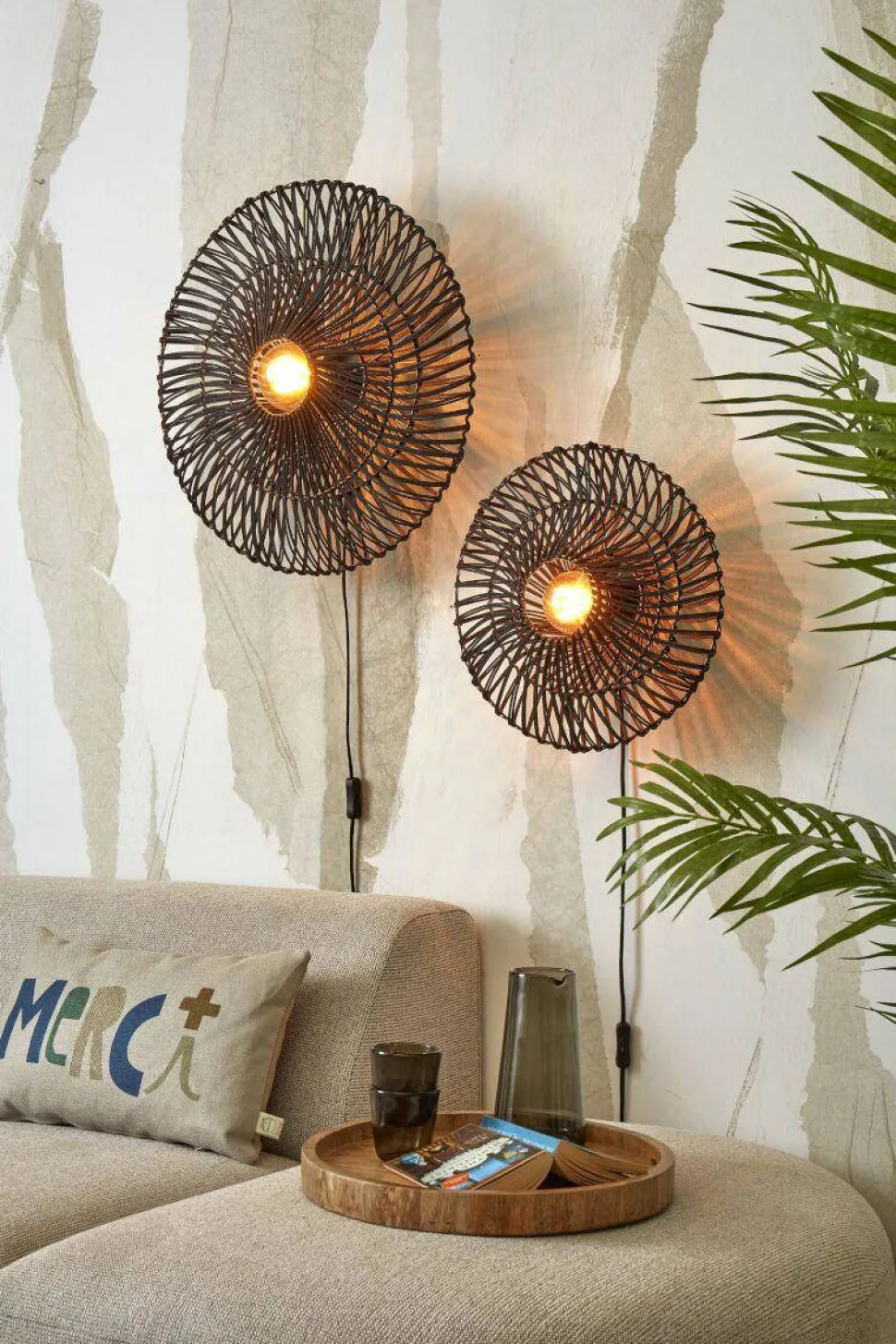 Good&Mojo Wandlamp Zanzibar (O40 Cm)