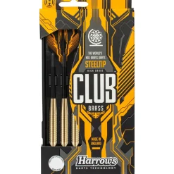 Harrows Club Brass Steeltip Dartpijlen (21 Gram)