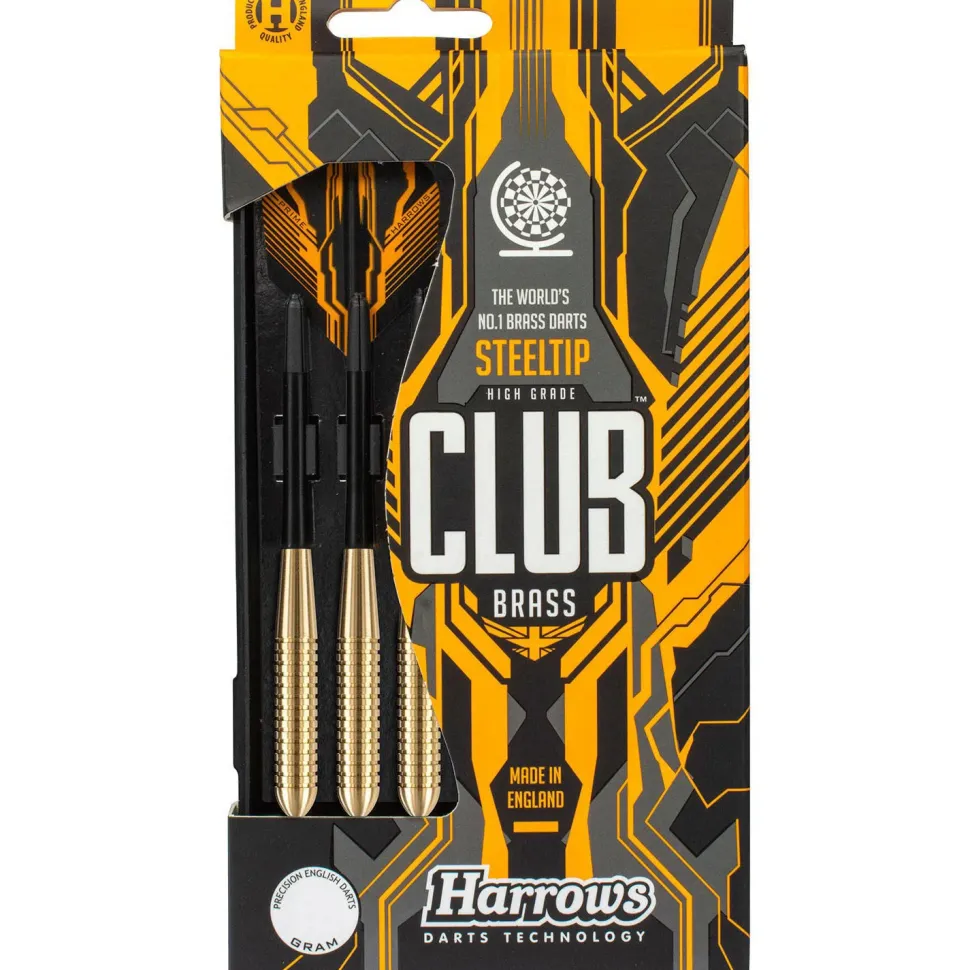Harrows Club Brass Steeltip Dartpijlen (21 Gram)
