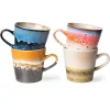 Hkliving Americanokopje 70'S (O8,5 Cm) (260 Ml) (Set Van 4)