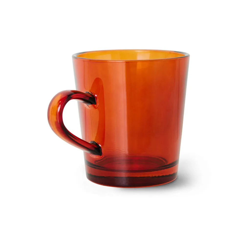 Hkliving Koffieglas 70'S (O7,7 Cm) (200 Ml) (Set Van 4)