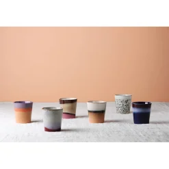 Hkliving Koffiekopje 70'S (O7,5) (180 Ml) (Set Van 6)